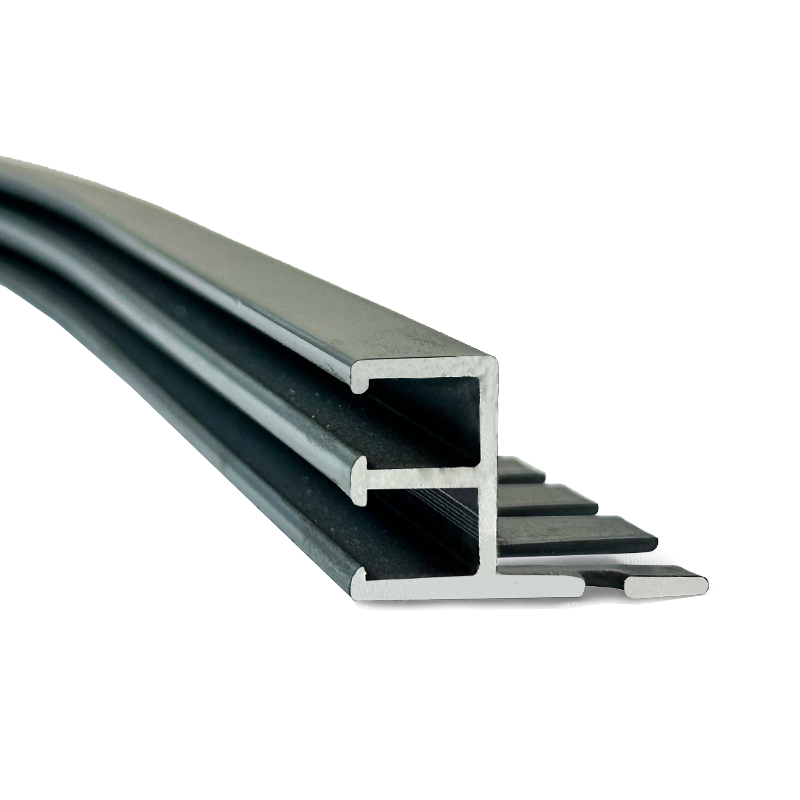 Margelle supérieur de coin entaillée à double rails pour piscine creusée (blanc) - 2 pi
