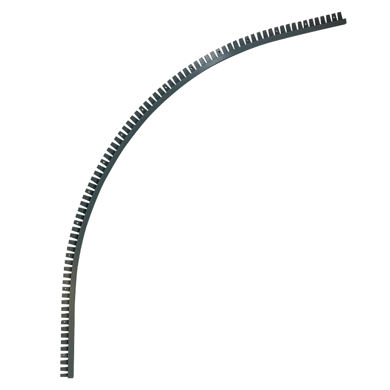 Margelle supérieur de coin entaillée à rail unique pour piscine creusée (gris) - 2 pi