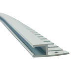 Single Track Top Mount Inground Coping Corner (White)