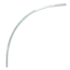 Single Track Top Mount Inground Coping Corner (White)