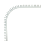 Single Track Top Mount Inground Coping Corner (White)