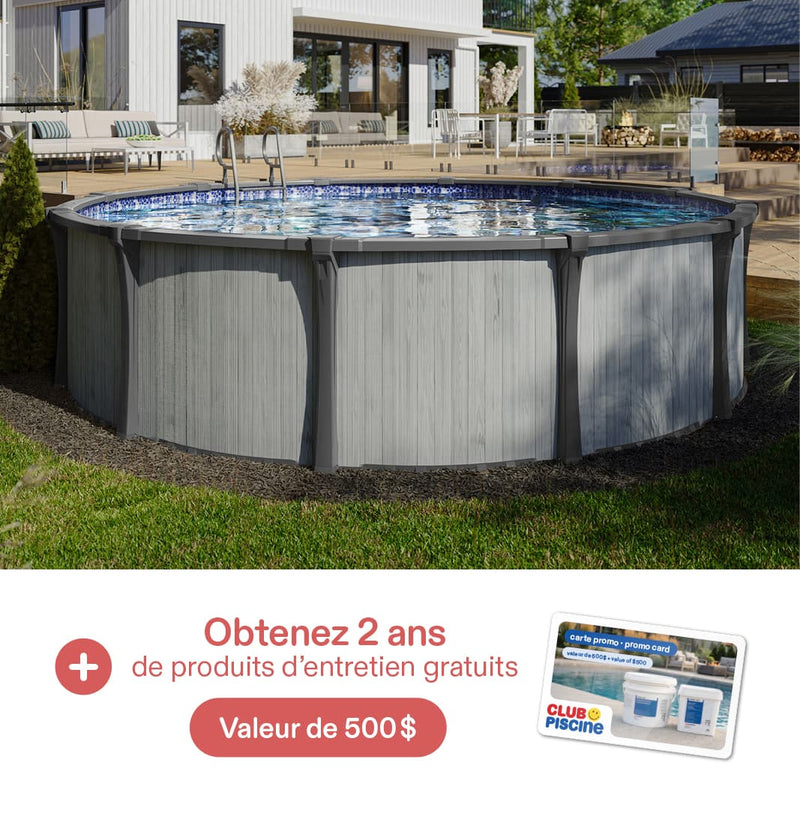 1000$ de rabais sur les piscines hors terre
