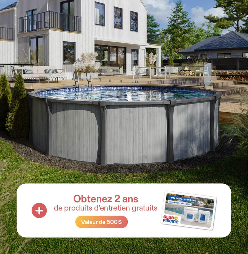 1000$ de rabais sur les piscines hors terre
