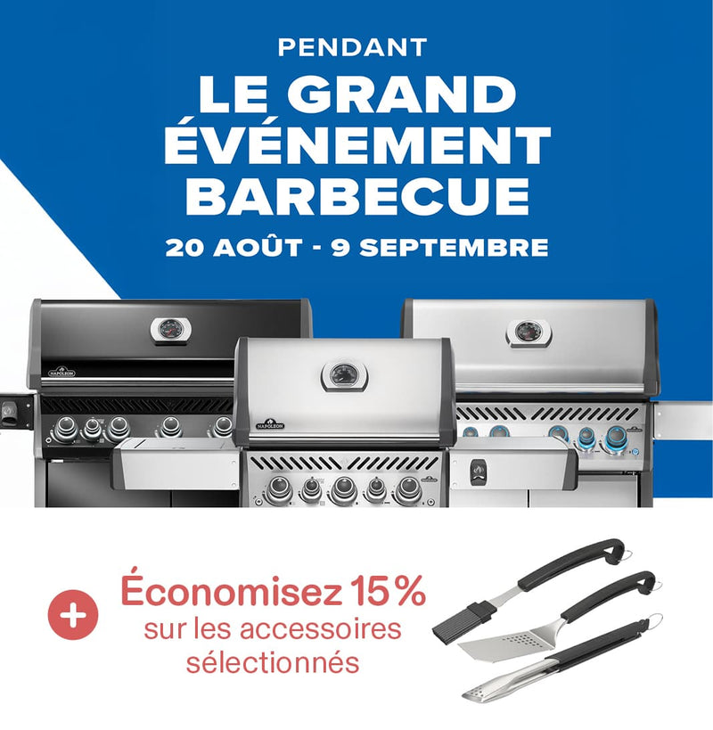 10% sur les BBQ Napoleon sélectionnés*