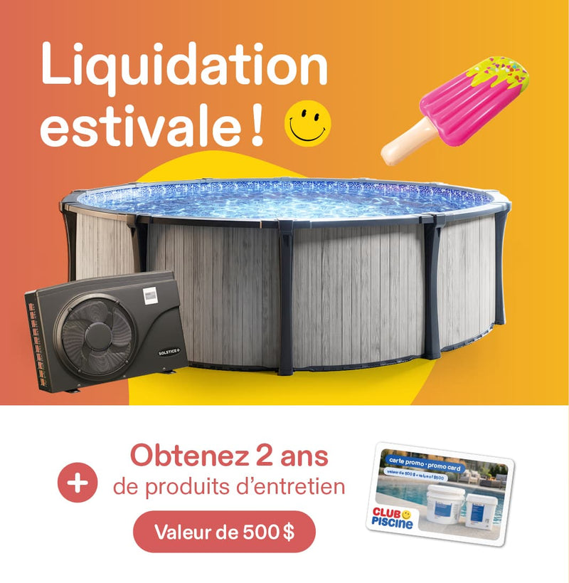 Économisez 1000$ sur les piscines hors terre*