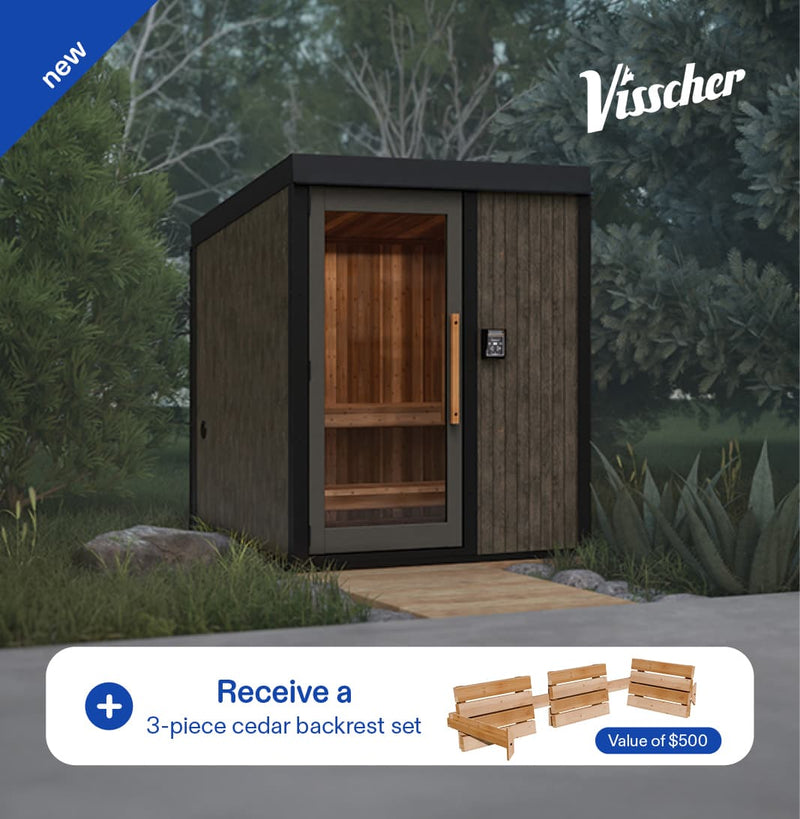 Save $1000 on the Visscher sauna*