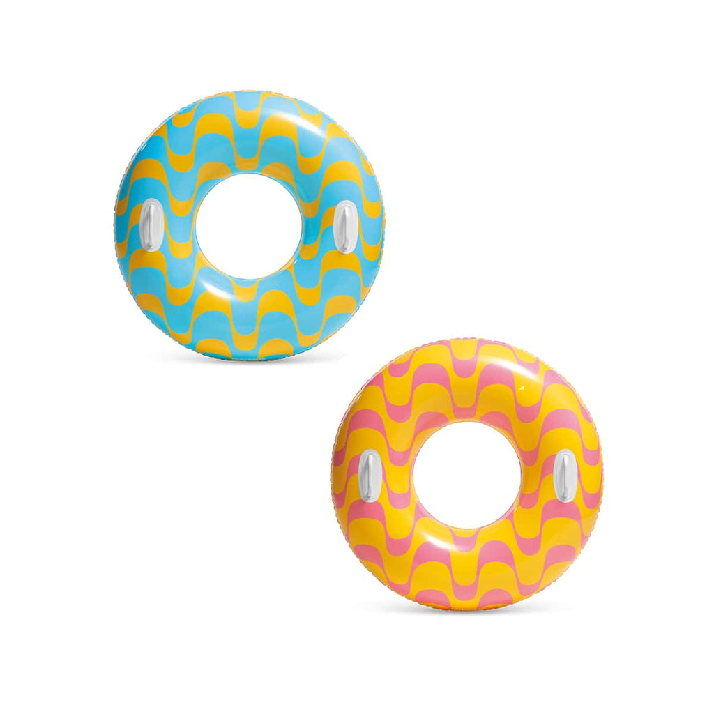 Wavy Pattern Inflatable Swim Ring (2 colors available)