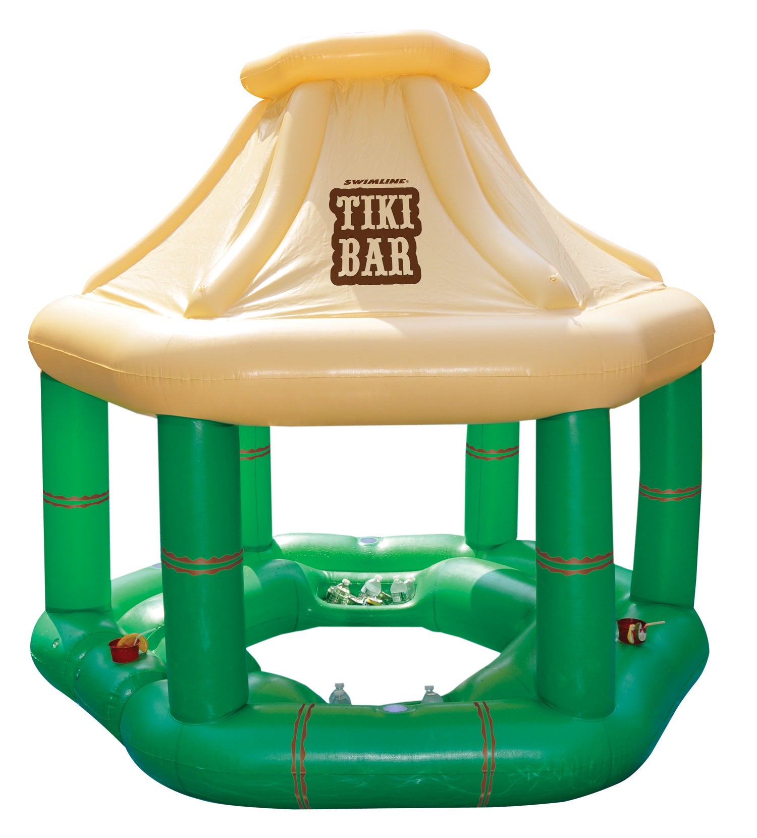 Bar Tiki flottant