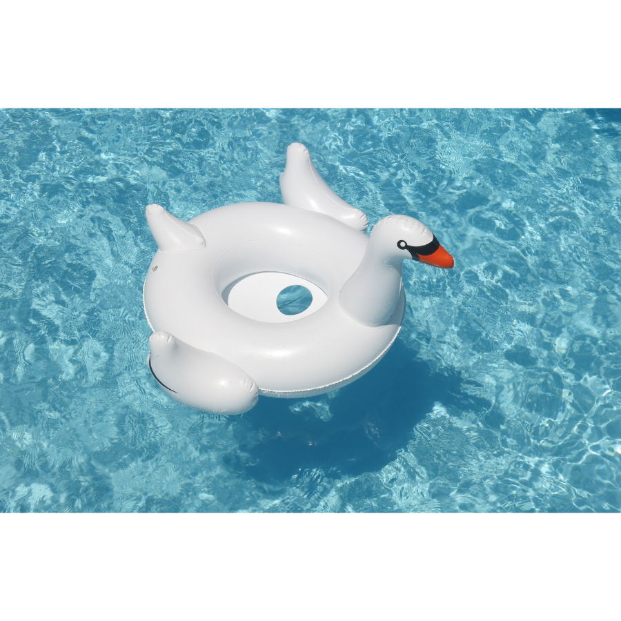 Swan Baby Seat Inflatable Pool Ring
