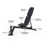 FID7 PRO Adjustable Workout Bench