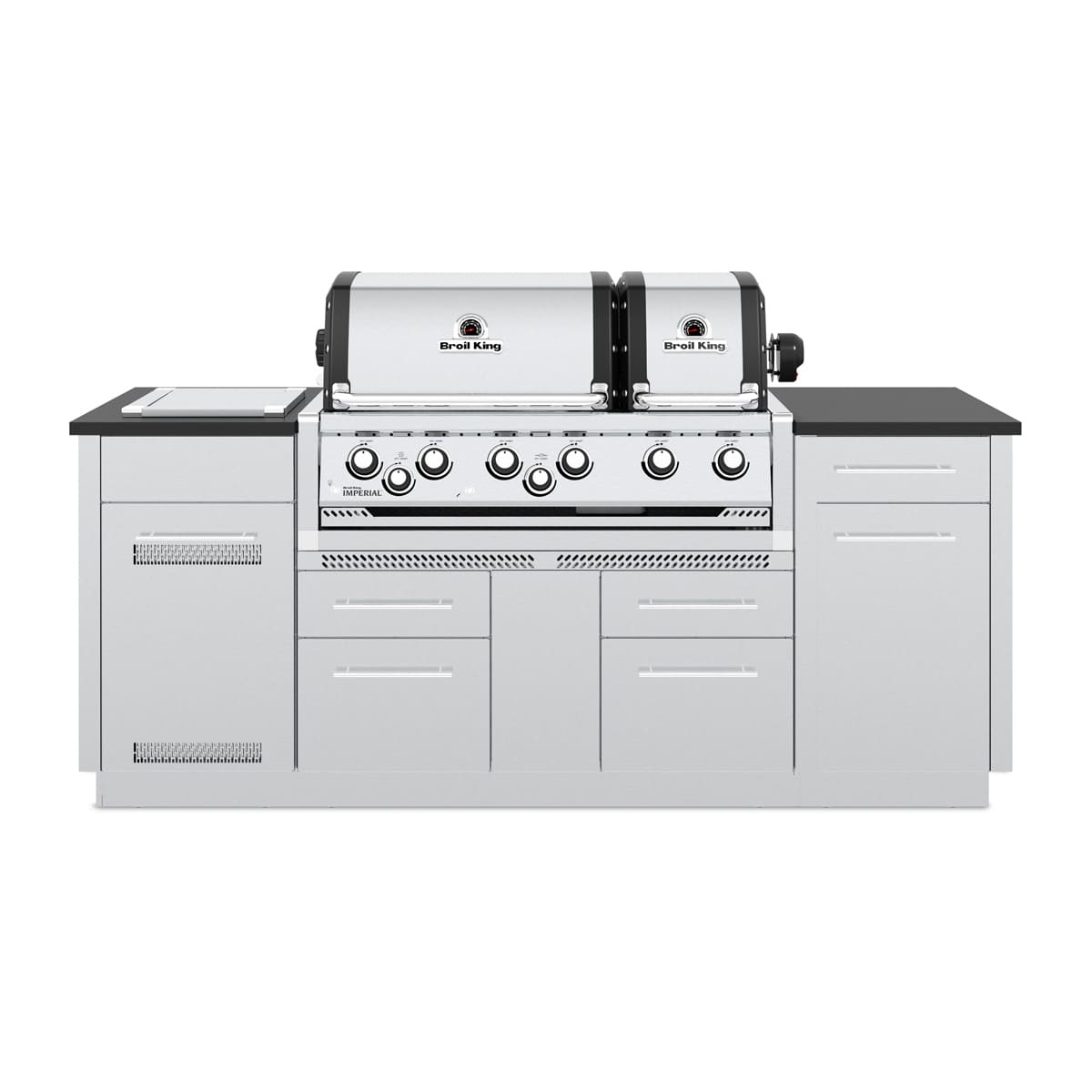 BBQ au gaz et cabinet Broil King Impérial S 690i