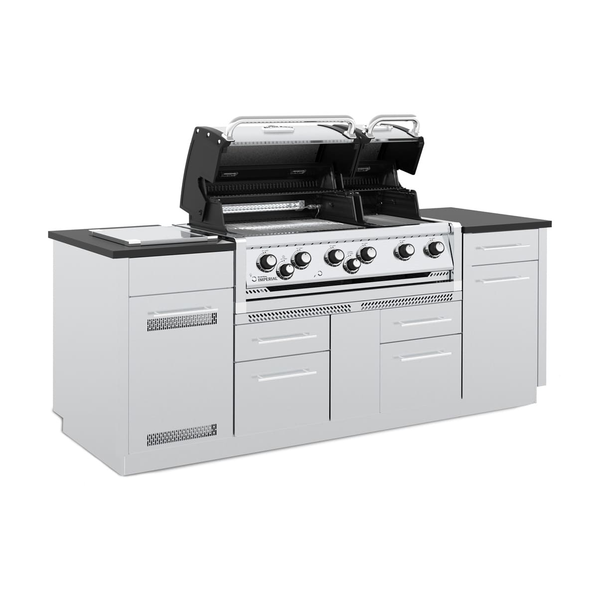 BBQ au gaz et cabinet Broil King Impérial S 690i