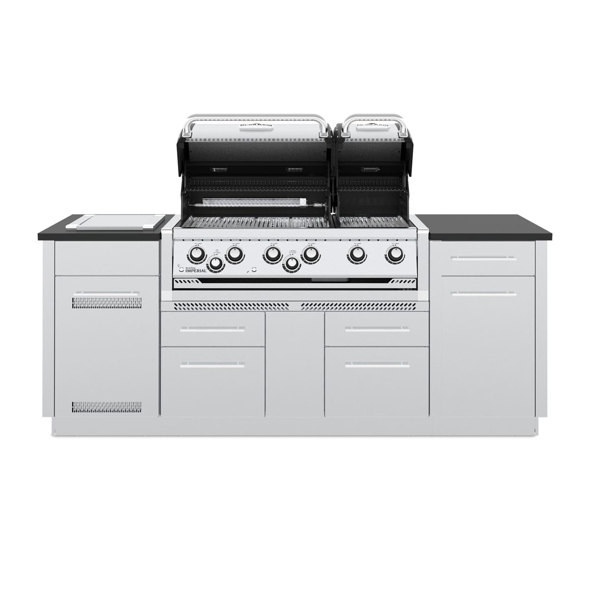 BBQ au gaz et cabinet Broil King Impérial S 690i