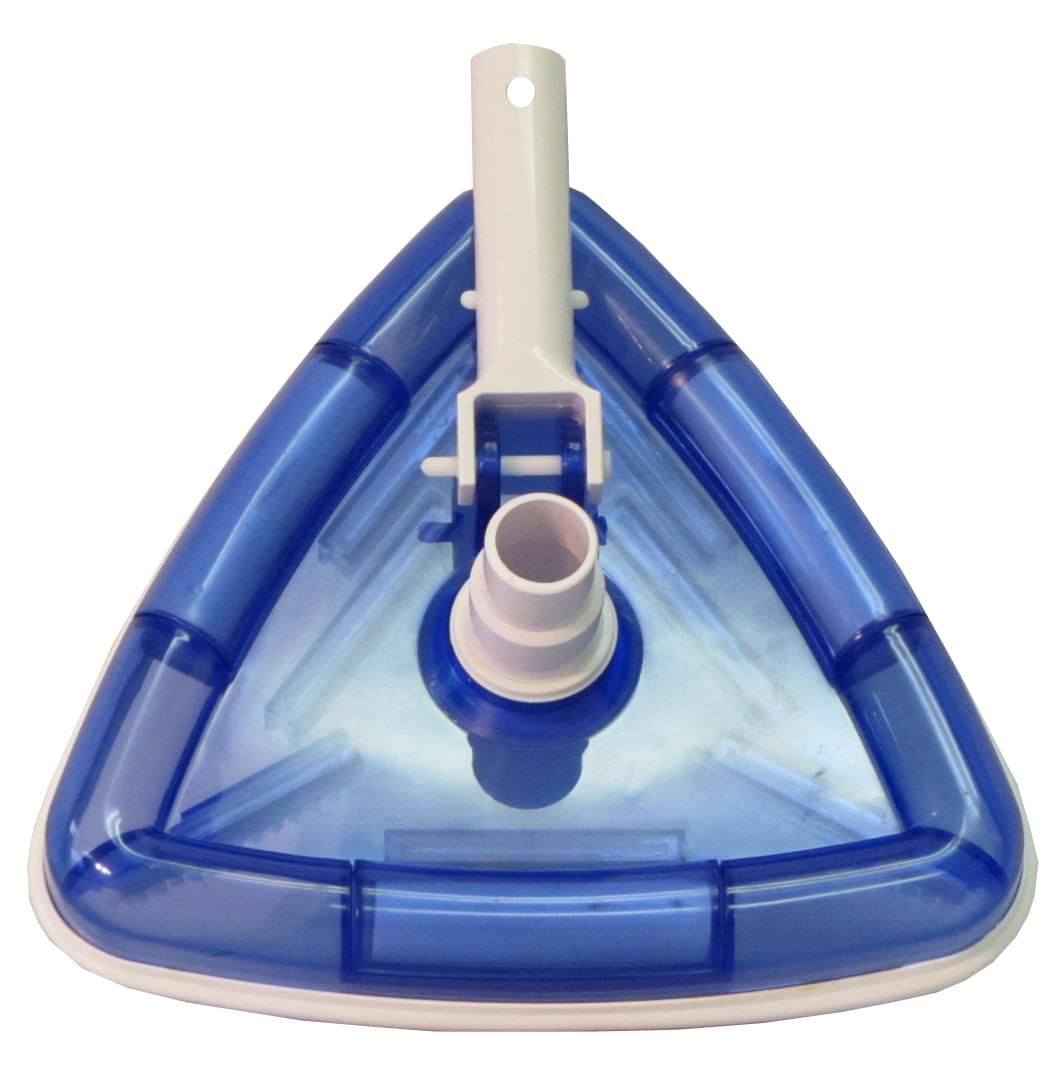 Tête d'aspirateur triangulaire et pivotante