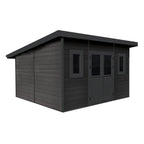 Cabanon Mistral avec murs réversibles (Gris nordique et noir)
