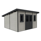Cabanon Mistral avec murs réversibles (Gris nordique et noir)