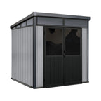 Mirage Garden Shed with Riversible Walls (Nordic Grey & Black)
