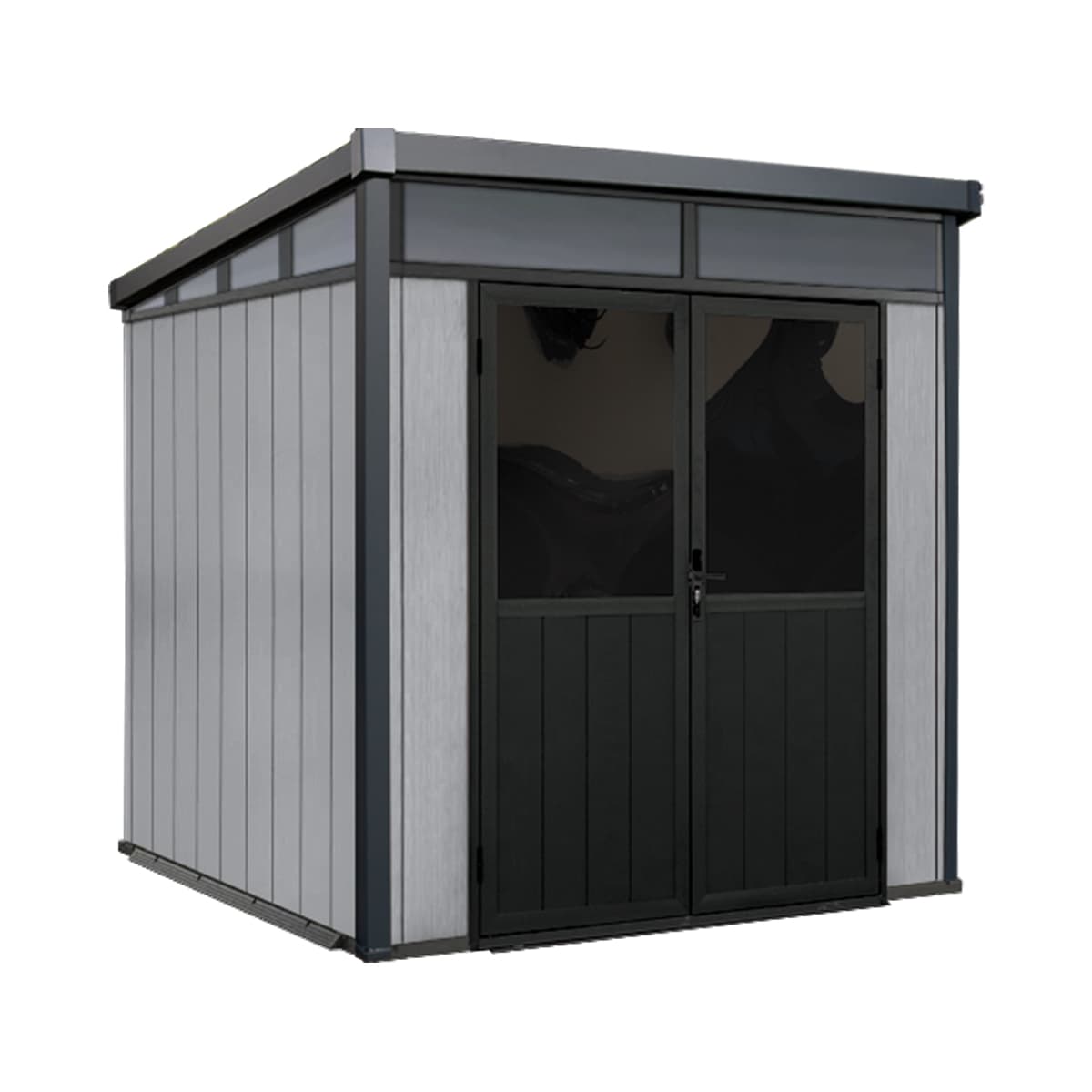 Cabanon Mirage avec murs réversibles (Gris nordique et noir)