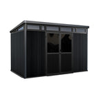 Mirage Garden Shed with Riversible Walls (Nordic Grey & Black)