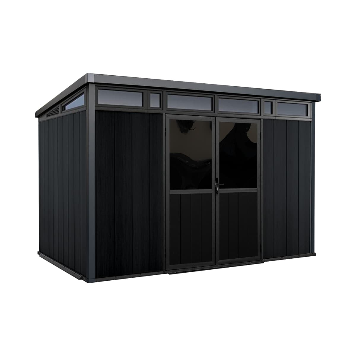 Cabanon Mirage avec murs réversibles (Gris nordique et noir)