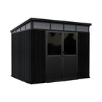 Mirage Garden Shed with Riversible Walls (Nordic Grey & Black)