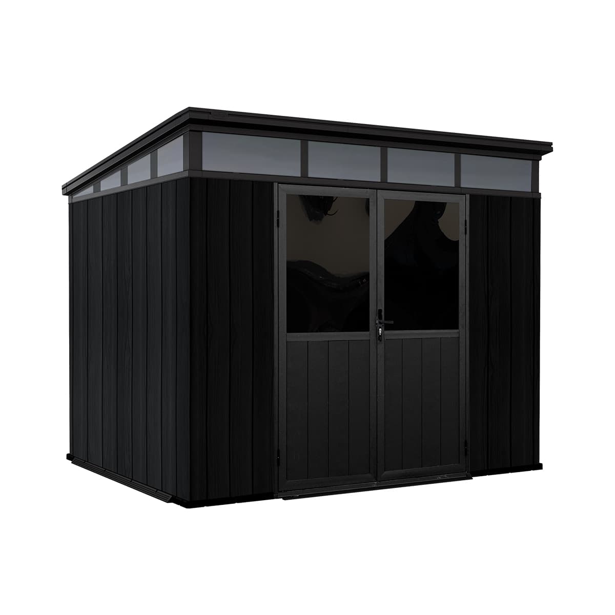 Cabanon Mirage avec murs réversibles (Gris nordique et noir)