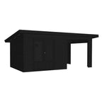 Cabanon Mistral avec murs réversibles (Gris nordique et noir) - Délié