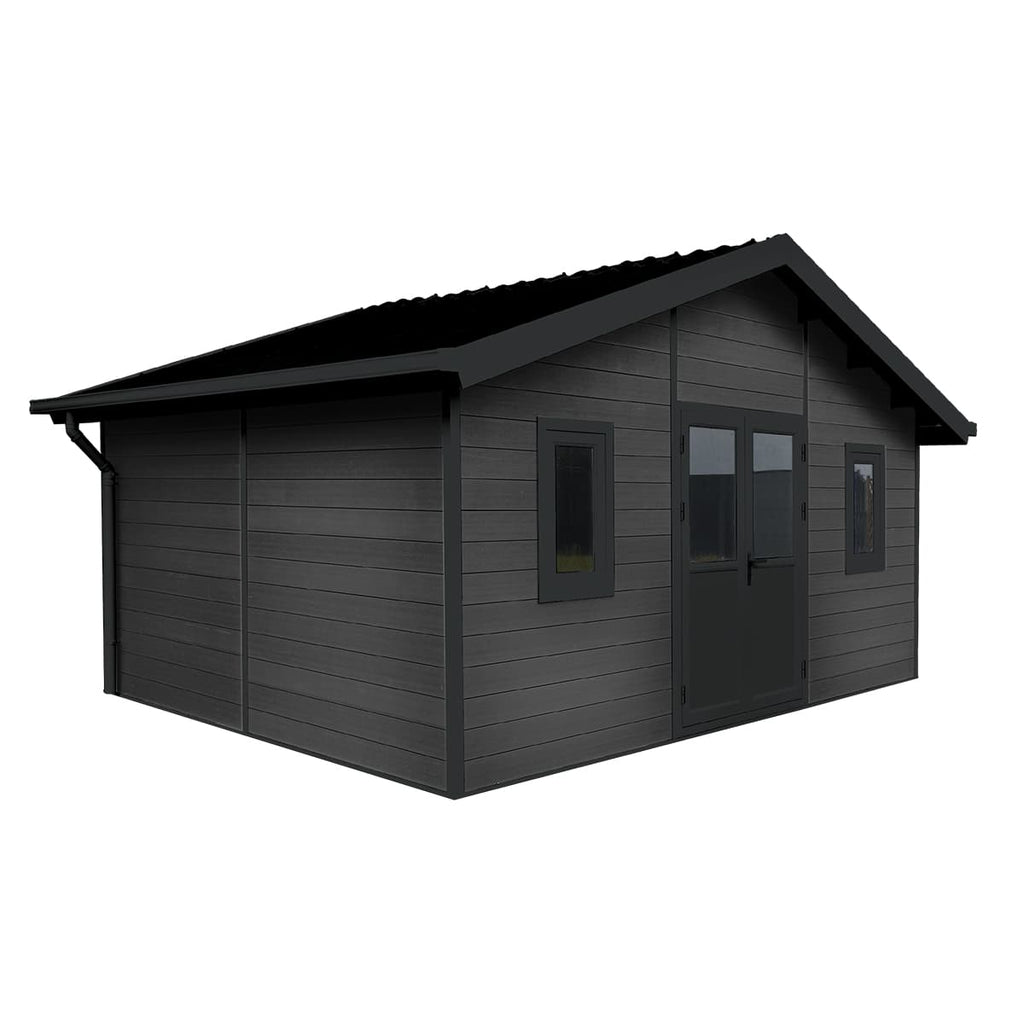 Cabanon Scandinave 16' x 12' noyer / gris - Délié