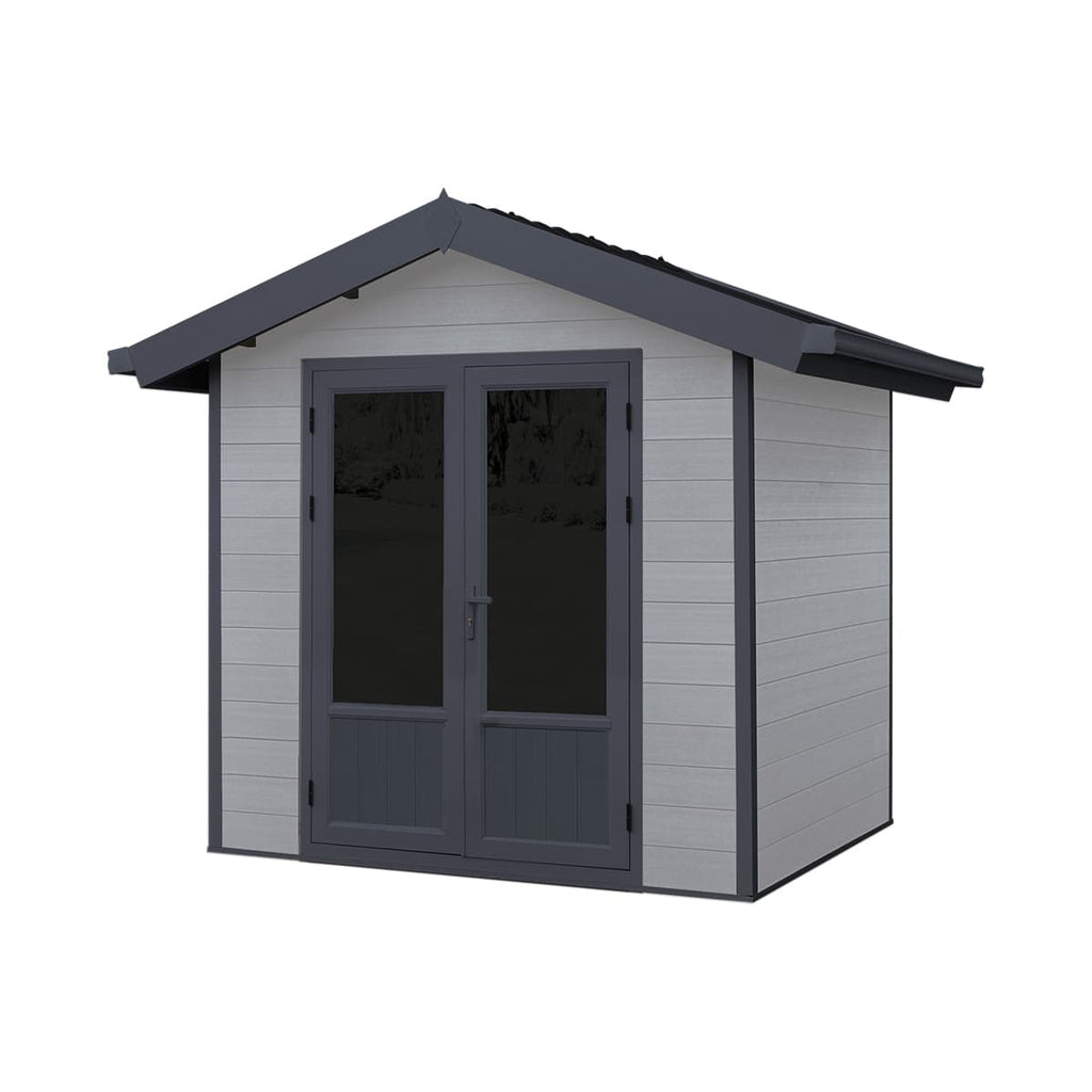 Cabanon Scandinave avec murs réversibles (Gris nordique et noir)