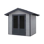 Cabanon Scandinave avec murs réversibles (Gris nordique et noir)