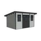 Cabanon Mistral avec murs réversibles (Gris nordique et noir)