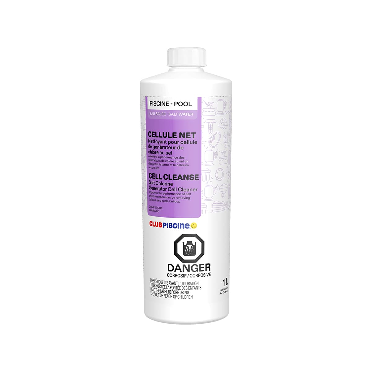 Cellule net : Nettoyant pour cellule au sel - 1 L