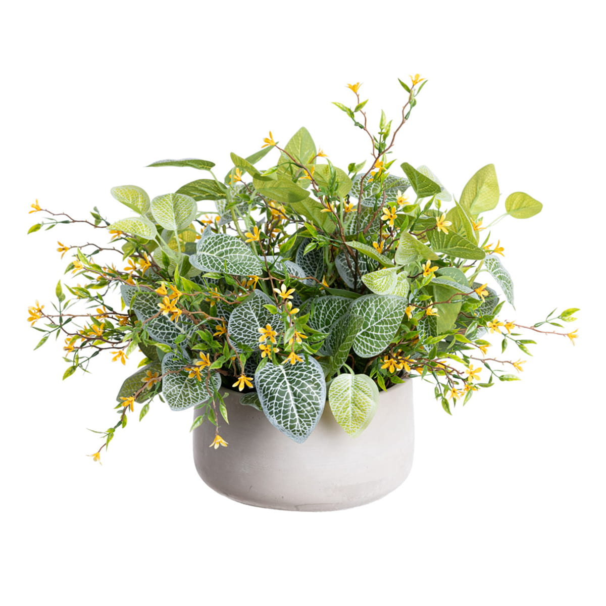 Centre de table extérieure -  Petites fleurs jaunes