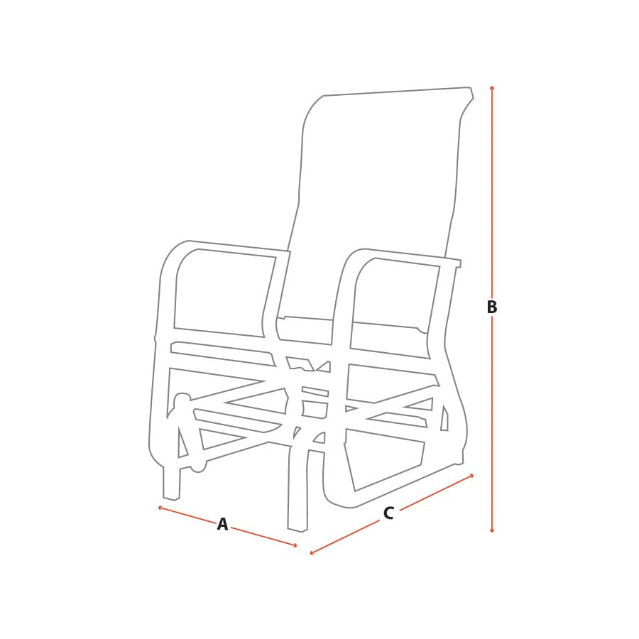 Athena Outdoor Rocking Chair