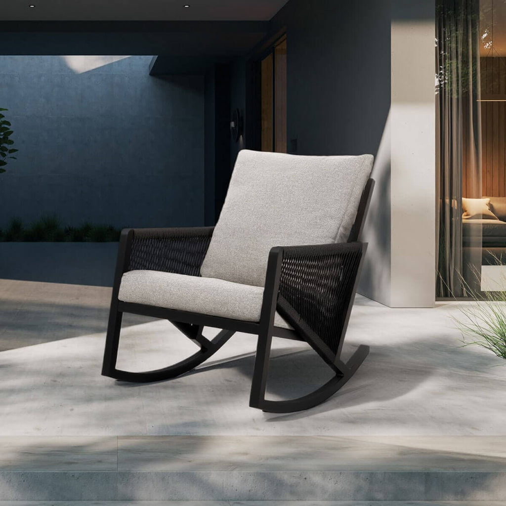Fauteuil berçant extérieur