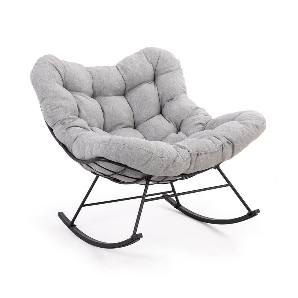 Papasan Outdoor Rocking Armchair