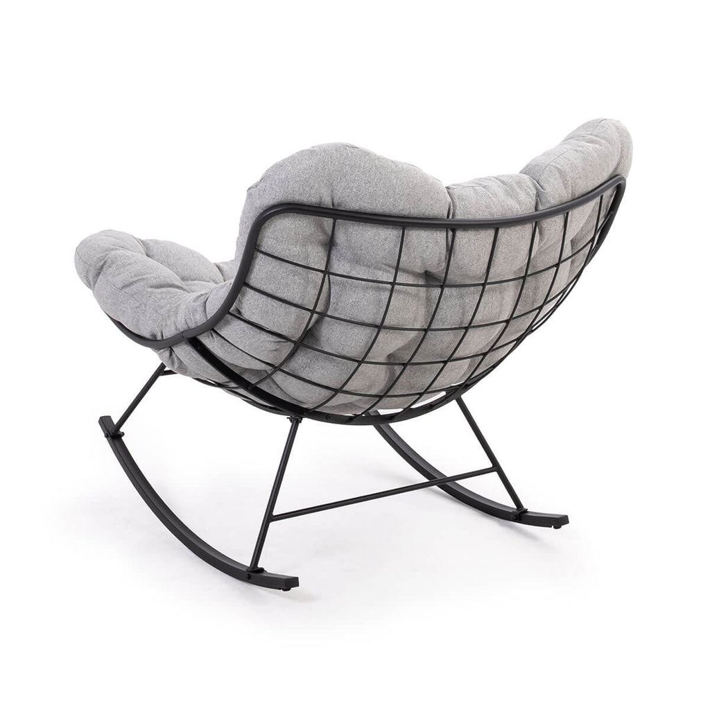 Papasan Outdoor Rocking Armchair