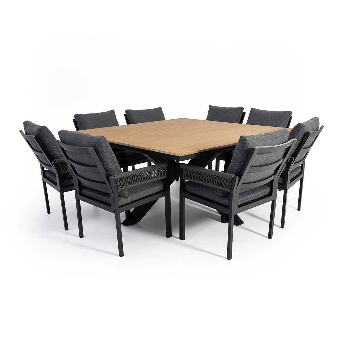 Ensemble à dîner extérieur Azalea - 8 places