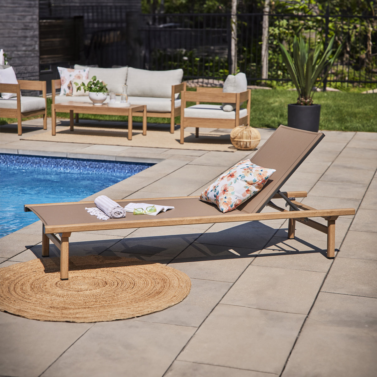 Chaise longue Mill
