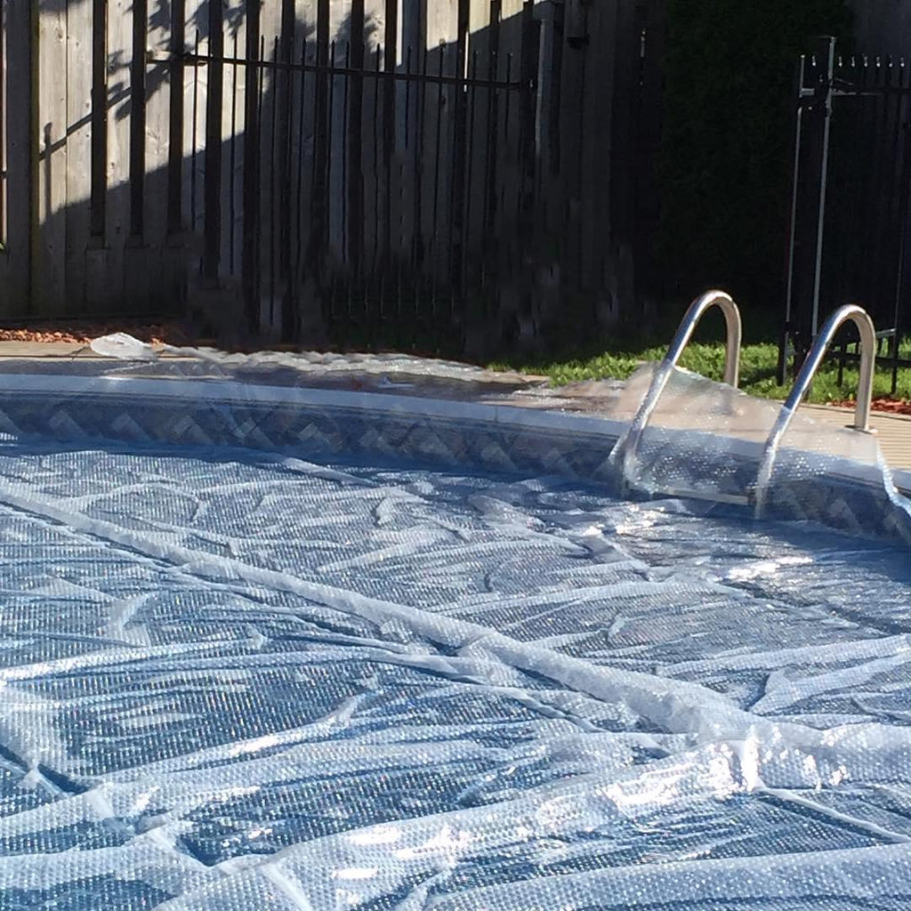 Toile solaire de 11 mm pour piscine ovale