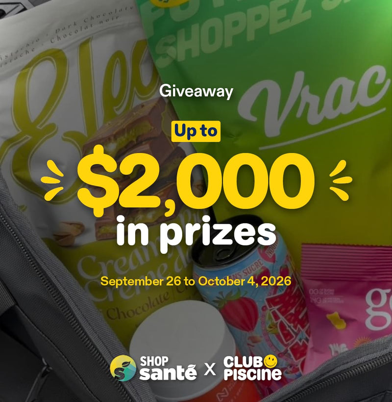 Up to $2,000 in prizes with Shop Santé