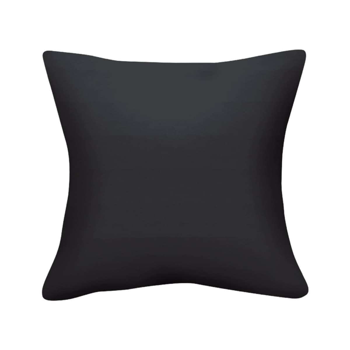 Coussin extérieur 18 x 18 po - Imprimé uni noir