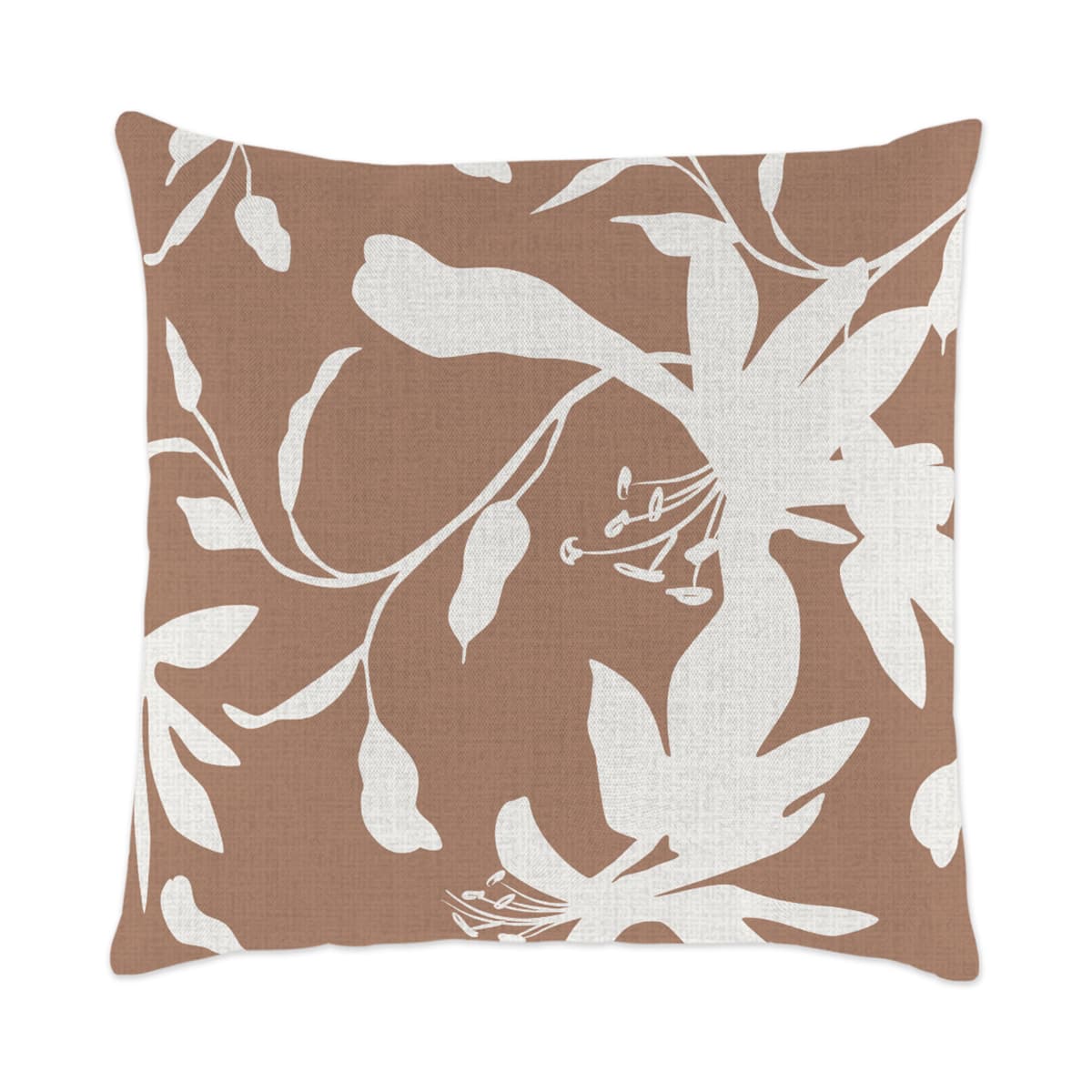Outdoor Cushion 18 x 18 in. - Silhouette Flowers