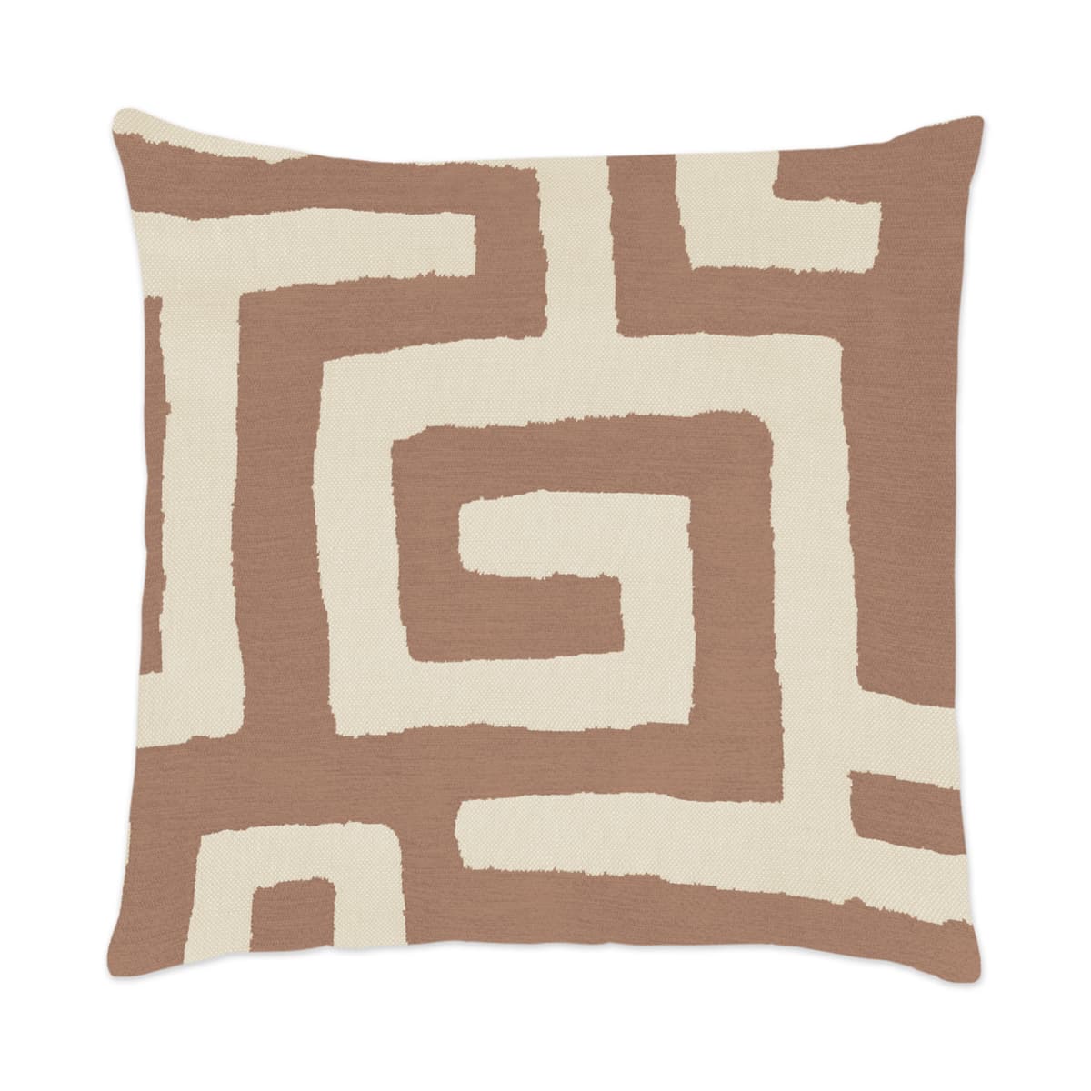 Coussin extérieur 18 x 18 po - Imprimé labyrinthe