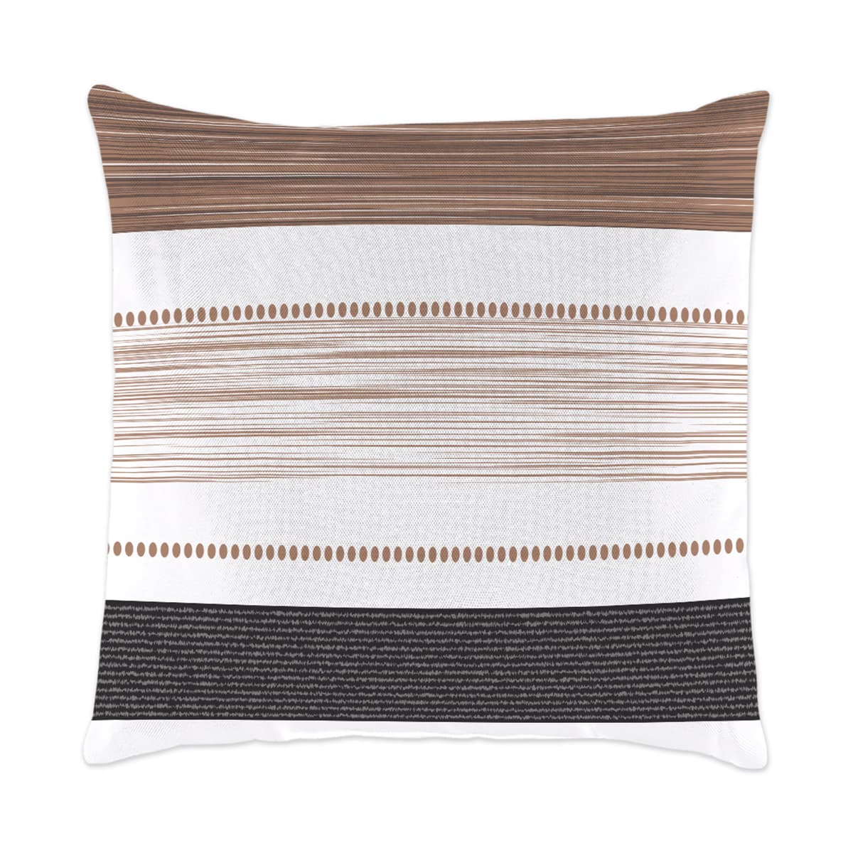 Coussin extérieur 18 x 18 po - Rayures urbaines