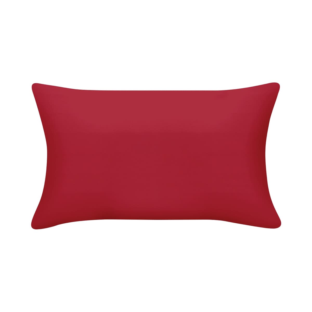 Coussin extérieur 12 x 18 po - Imprimé uni rouge