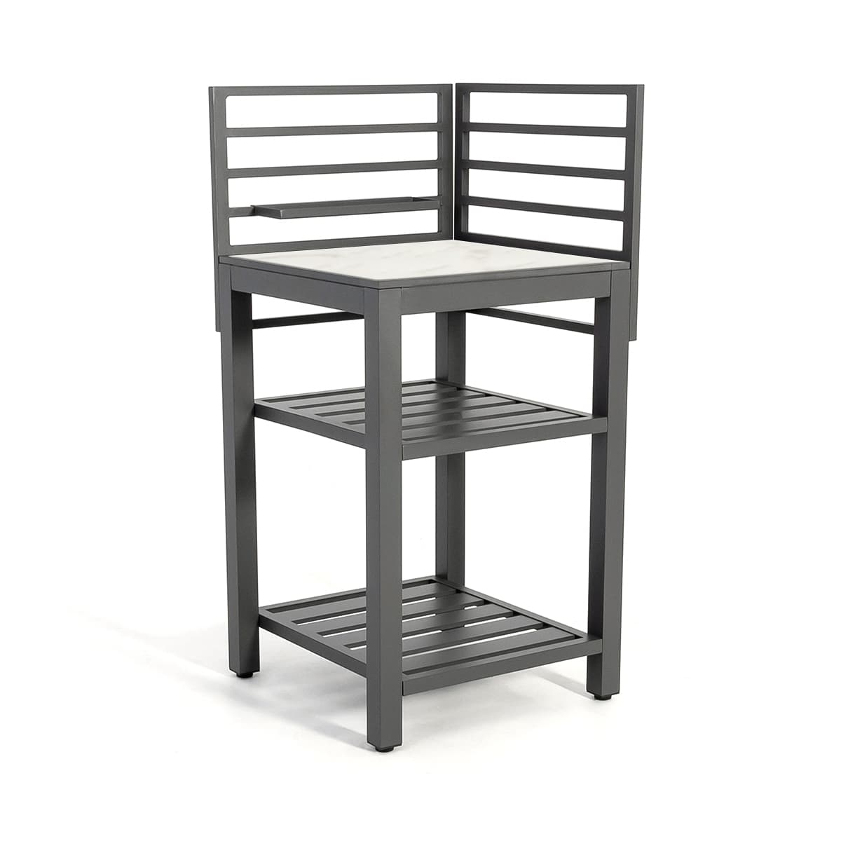 Outdoor Kitchen Corner Module in Aluminum
