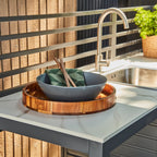 Outdoor Kitchen Module in Aluminum with Sink