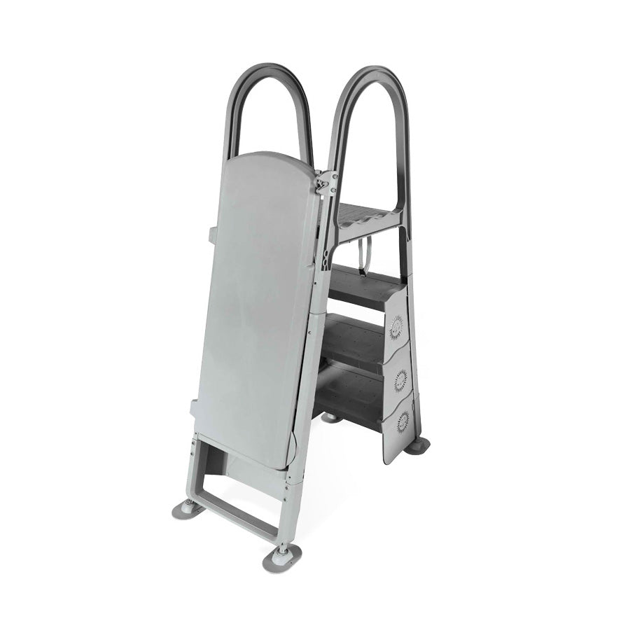 Pool Ladder with Safe  Locking Closure