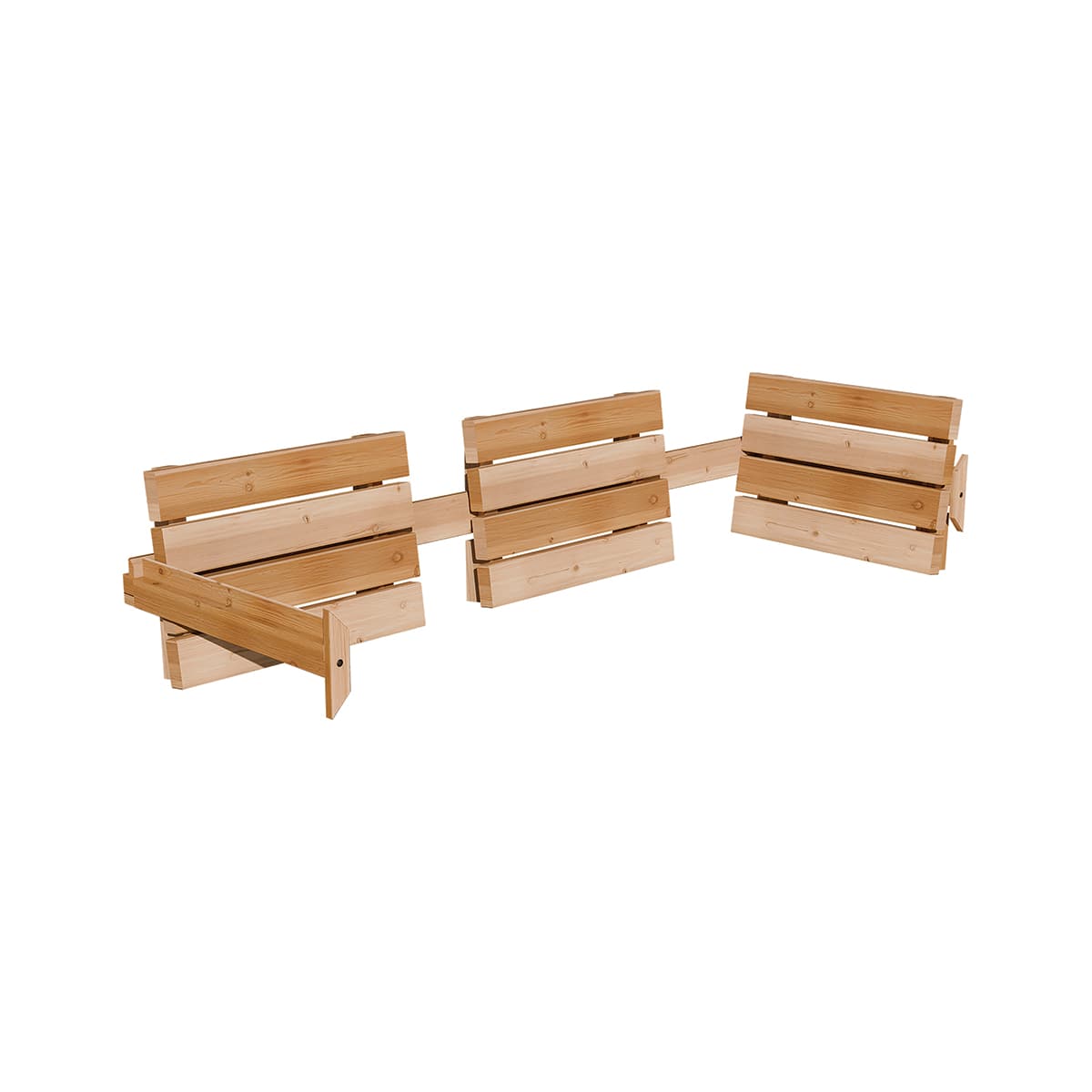 Cedar Backrests for Saunas (set of 3)